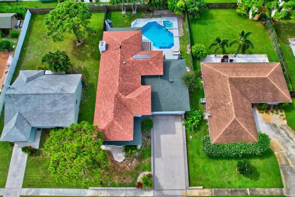 5 Bedroom Mansion With Pool And Non-Heated Jacuzzi Games In Boynton Beach Exterior foto